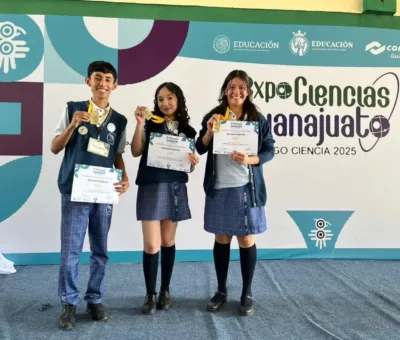 CECyTEG brilla en Expociencias Guanajuato 2025: estudiantes logran pase internacional