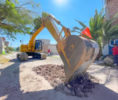 ARRANCA OBRA EN LA CALLE REPÚBLICA DE ARGENTINA EN LA COLONIA PANAMERICANA