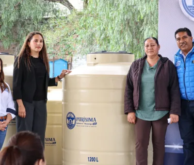 Invierte Municipio de Purísima $498,675 en compra de 327 tinacos para agua limpia