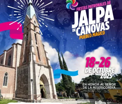 Arrancan las Fiestas de Octubre 2025 en Jalpa de Cánovas, Pueblo Mágico