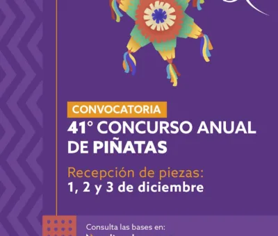 Tradición y creatividad se unen en el 41° Concurso Anual de Piñatas