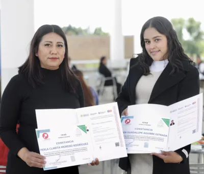 Entrega DIF Estatal certificados y  reconocimientos a 55 personas cuidadoras
