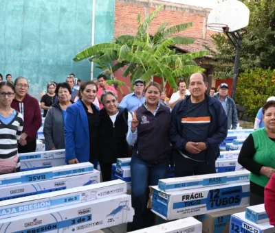 MEJORAN CALIDA DE VIDA DE IRAPUATENSES CON CALENTADORES SOLARES