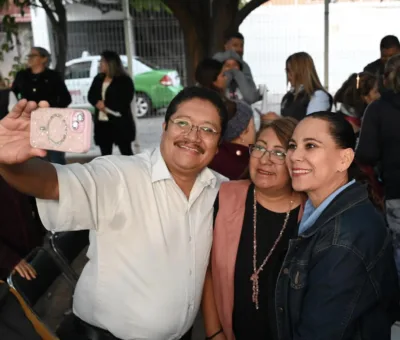 SE REÚNE LORENA ALFARO CON HABITANTES DE LAS BRISAS Y NOGALIA