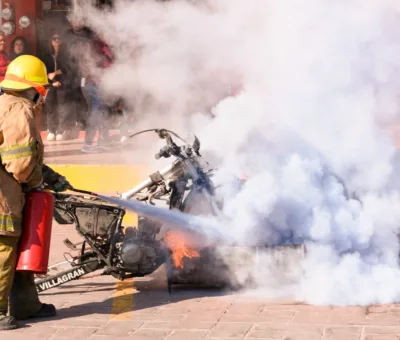 Villagrán realizó un Simulacro Preventivo de Muerte por Accidentes de Tránsito