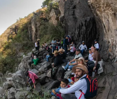 DESCUBREN CON SENDERISMO PINTURAS RUPESTRES EN SAN MIGUEL DE ALLENDE