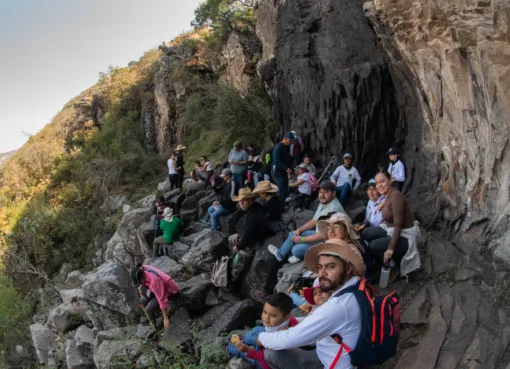 DESCUBREN CON SENDERISMO PINTURAS RUPESTRES EN SAN MIGUEL DE ALLENDE