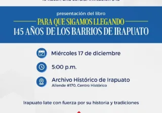 PRESENTARÁN LIBRO SOBRE LOS TRADICIONALES BARRIOS DE IRAPUATO