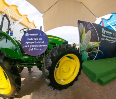 Entrega Gobernadora apoyos a los productores de maíz de Guanajuato