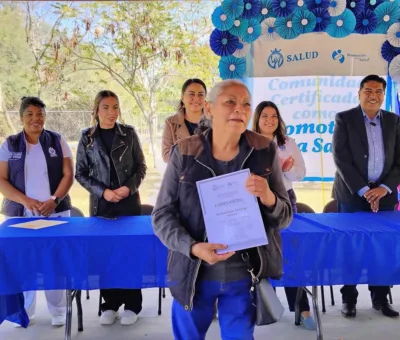 Manuel Doblado y Purísima del Rincón consolidan avances en salud con la certificación de dos Comunidades Saludables
