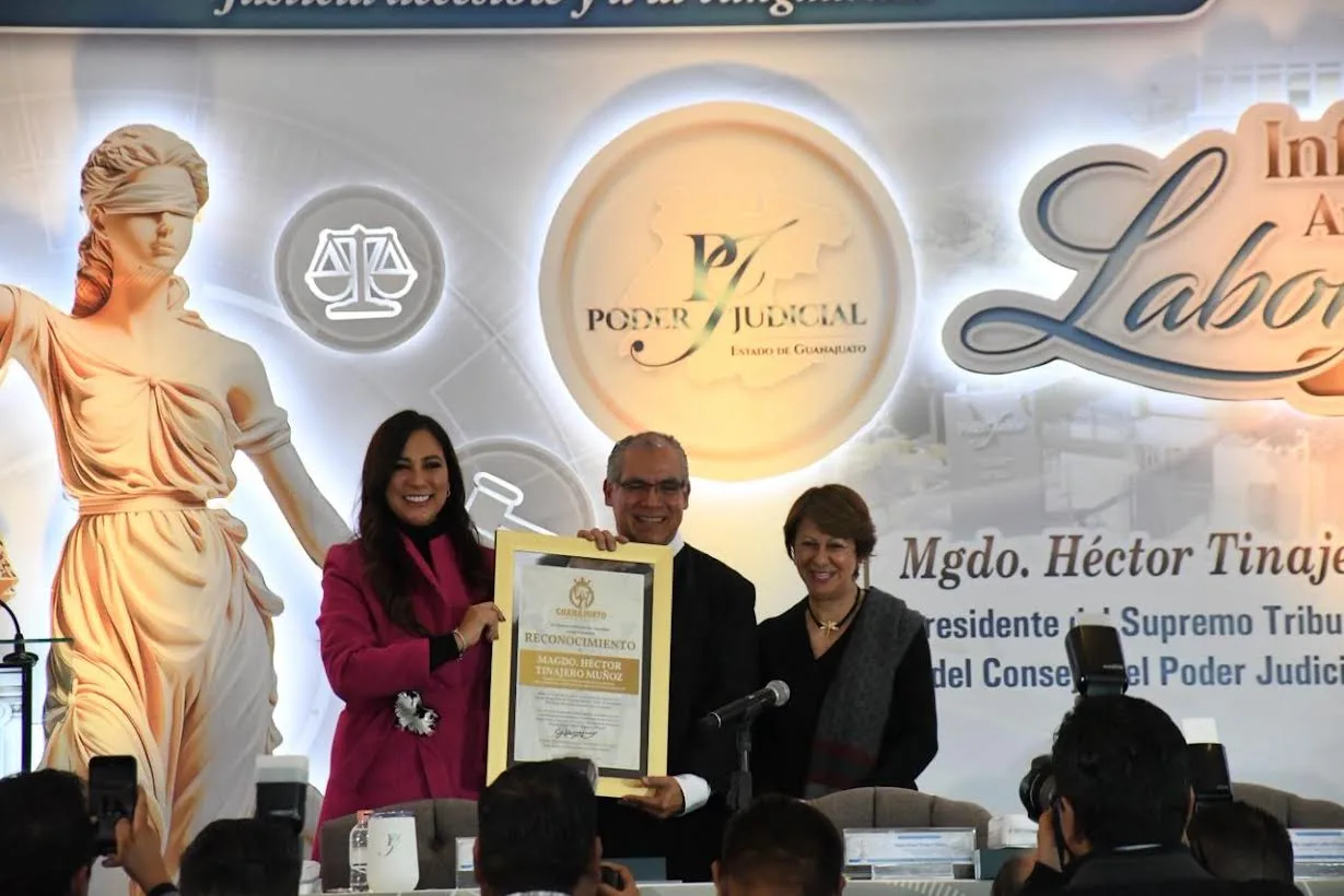 Rinde Presidente del Supremo Tribunal de Justicia y del Consejo del Poder Judicial del Estado de Guanajuato el Informe Anual de Labores 2025