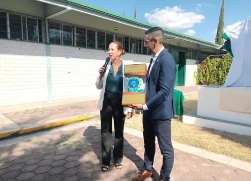 Entrega PAOT Distintivo de Buenas Prácticas Ambientales por cuarto año consecutivo a CONALEP Irapuato I