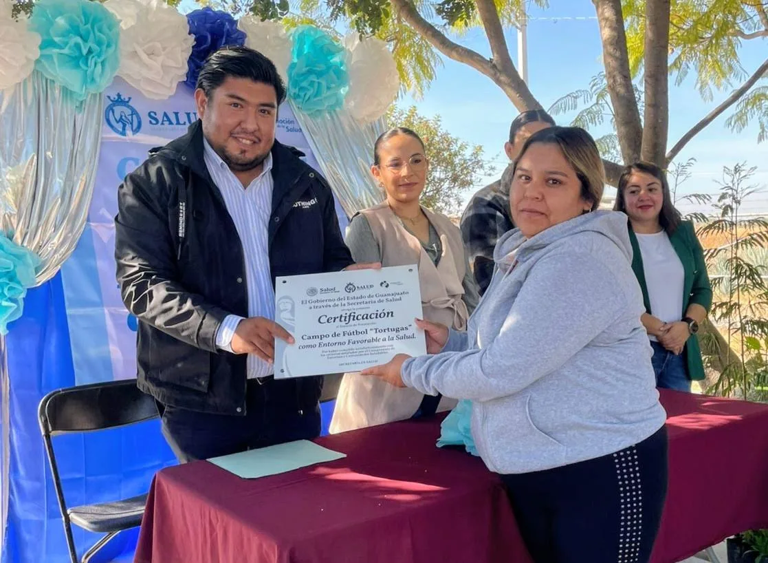 SSG certificó a la comunidad rural de Las Tortugas en San Francisco del Rincón