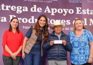 Entrega Gobernadora apoyos a los productores de maíz de Guanajuato