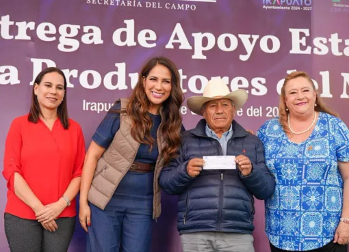Entrega Gobernadora apoyos a los productores de maíz de Guanajuato