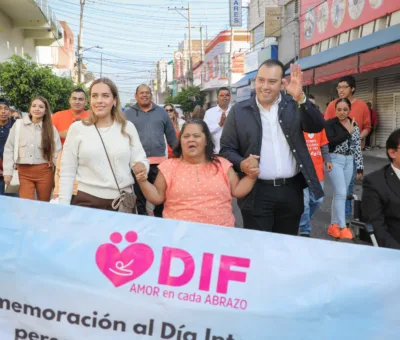 CORTAZAR SE UNE POR LA INCLUSIÓN: MAURICIO ESTEFANÍA ENCABEZA CAMINATA CONMEMORATIVA.