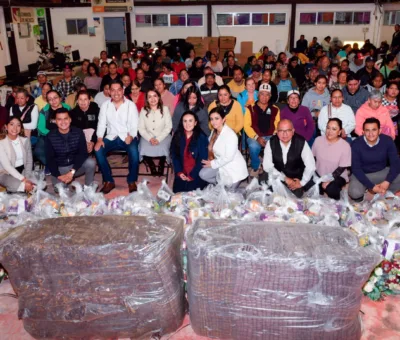 Atención Ciudadana de Villagrán entrega de despensas y cobijas a familias vulnerables