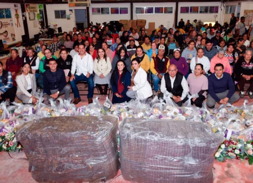 Atención Ciudadana de Villagrán entrega de despensas y cobijas a familias vulnerables