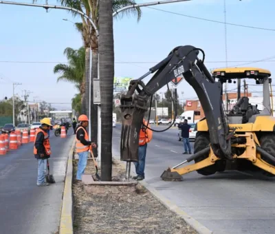 ARRANCA EMBELLECIMIENTO DE SALIDA A SALAMANCA CON OBRAS DE PAISAJISMO