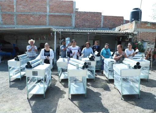 Entrega DIF Estatal estufas ecológicas en 64 comunidades rurales de Guanajuato