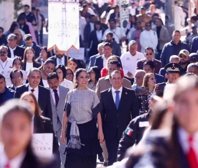 Reconoce Gobernadora Libia Dennise la identidad, la historia y el orgullo comonforense