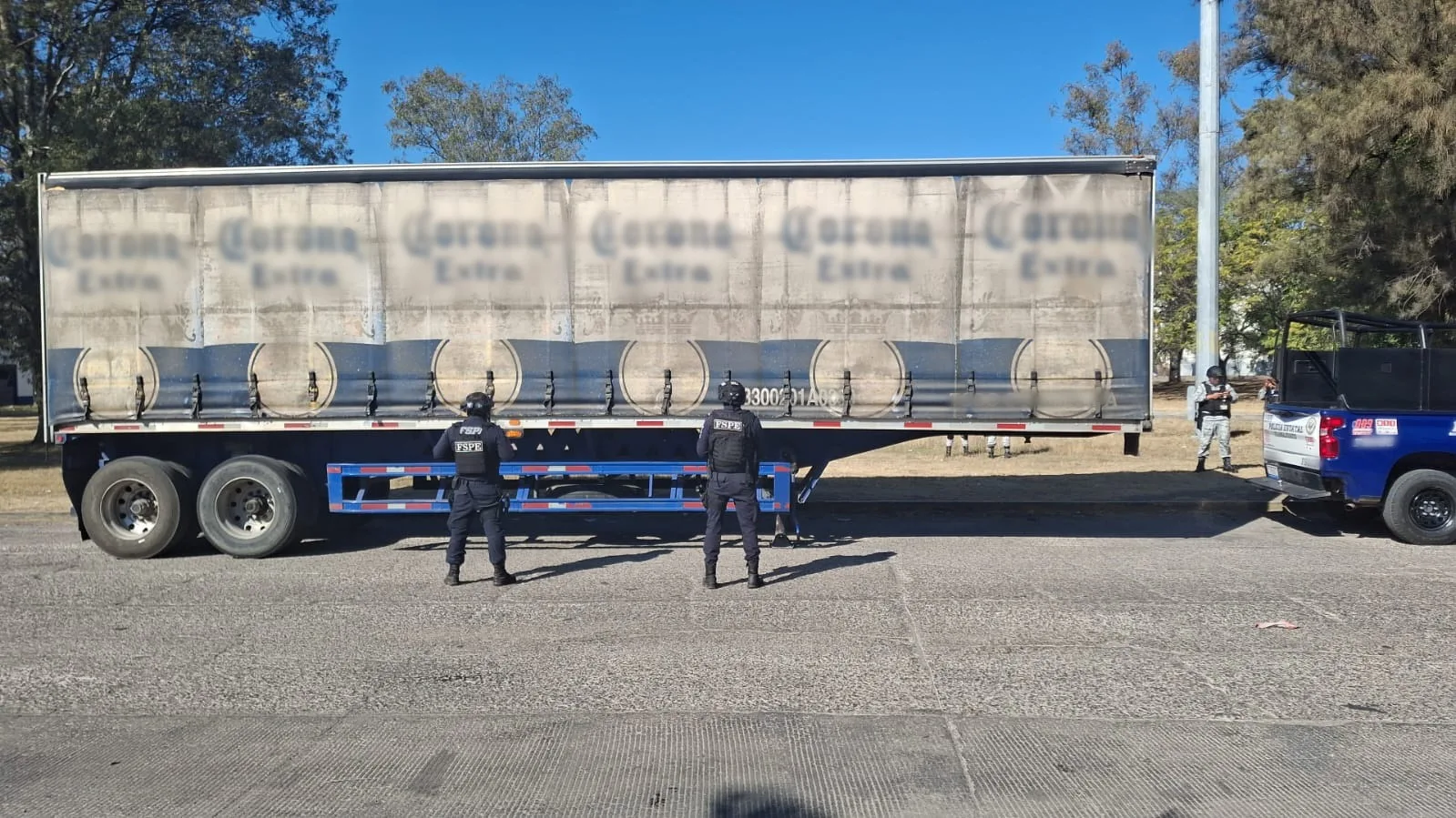 Recupera FSPE semirremolque con más de 400 mil pesos en cervezas con reporte de robo en Irapuato  