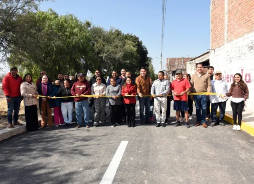 Villagrán inaugura calle Mariano Matamoros en Suchitlán