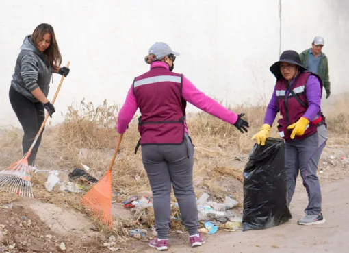Villagrán lleva a cabo faena de limpieza