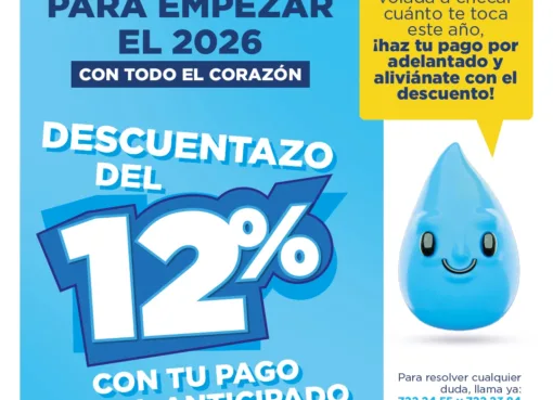 Ofrece SAPAS descuento del 12% por pago anual anticipado