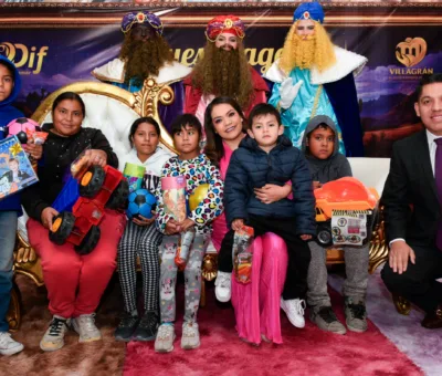 Villagrán festeja la llegada de los Reyes Magos
