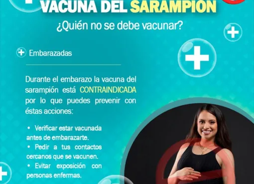 SSG emite recomendaciones a mujeres embarazadas para evitar contagios de sarampión