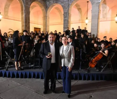 FILAMÓNICA MAHLER DESLUMBRA EN PATIO DE LA PRESIDENCIA CON “CARMINA BURANA”