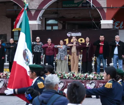 Villagrán conmemoró el 109 aniversario de la promulgación de la Constitución