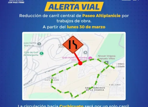  HABRÁ AJUSTES TEMPORALES EN CIRCULACIÓN DE BULEVAR A VILLAS