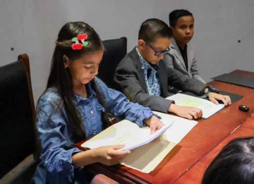 En un ejercicio de formación Cívica y Ética, Cabildo Infantil de Manuel Doblado realiza actividades