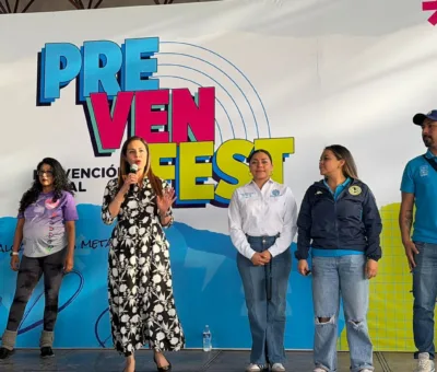 REALIZAN PREVENFEST: “MERCADEANDO” CON COMERCIANTES