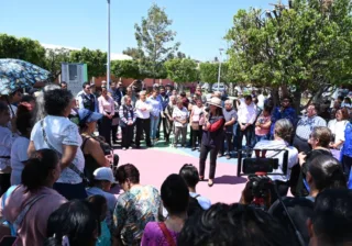 DISFRUTAN IRAPUATENSES DE PARQUE REHABILITADO EN EL MERCADO BENITO JUÁREZ