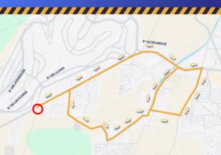 HABILITAN SALIDA ALTERNA EN VILLAS DE IRAPUATO POR OBRAS DE MODERNIZACIÓN