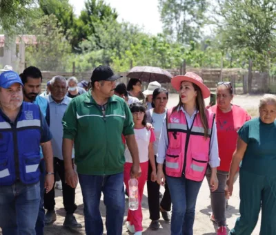 Limpian, reforestan e iluminan las comunidades de Medranos y Mezquite de Chávez