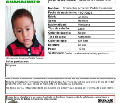 Despliegan operativo interinstitucional para localizar a menor en Silao