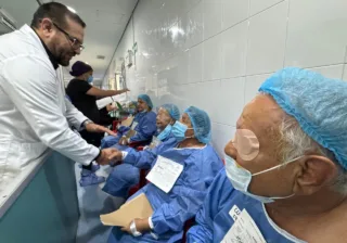 Devuelve IMSS Guanajuato vista a señora Elena y a 263 derechohabientes más con Jornada de Cirugía de Catarata en Irapuato