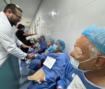 Devuelve IMSS Guanajuato vista a señora Elena y a 263 derechohabientes más con Jornada de Cirugía de Catarata en Irapuato