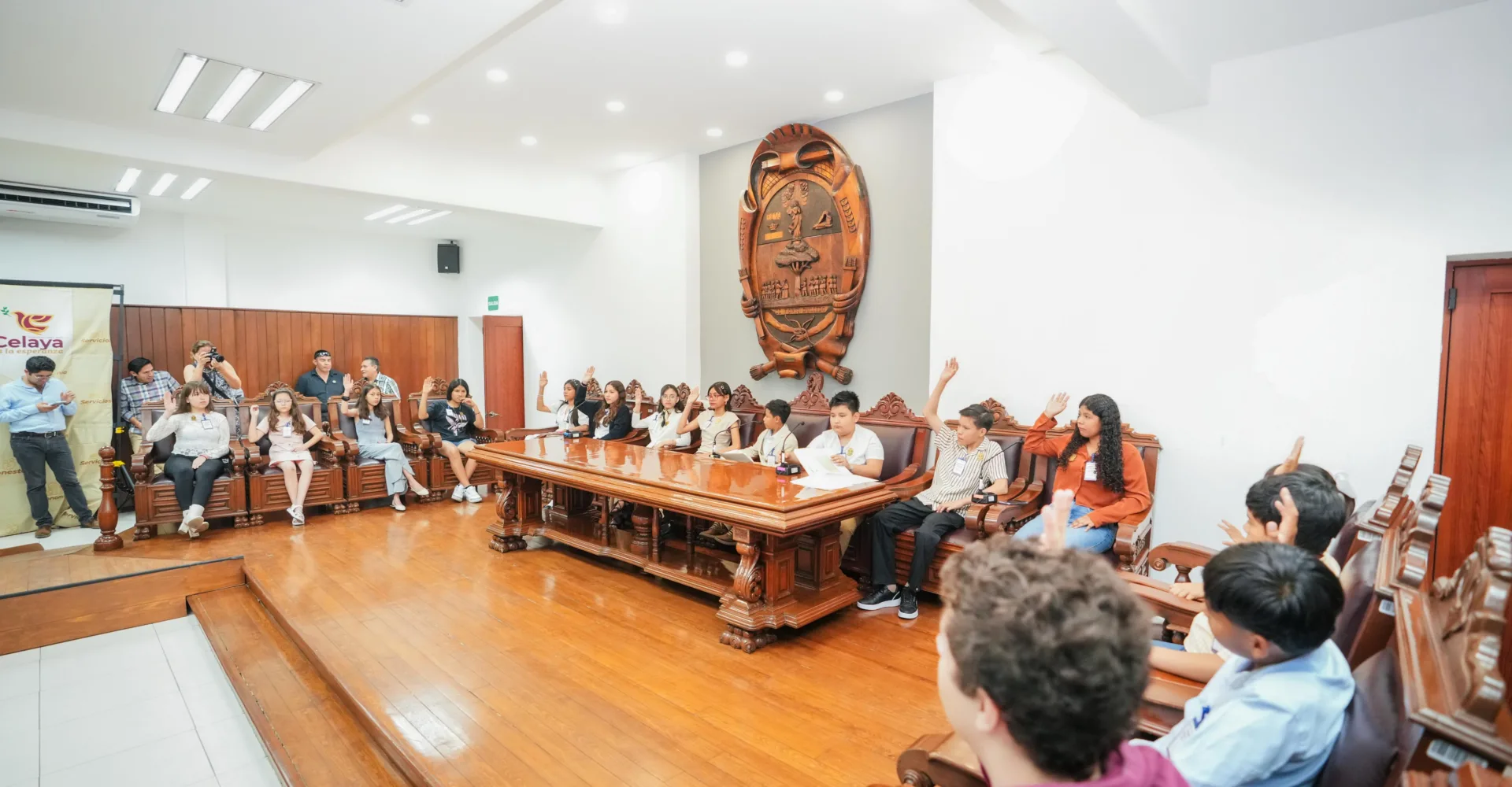 AYUNTAMIENTO DE NIÑAS, NIÑOS Y ADOLESCENTES DE CELAYA APRUEBA ACUERDOS PARA PROMOVER LA CULTURA DE PAZ Y CUIDADO DEL AMBIENTE