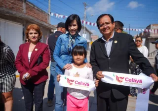 ENTREGAN OBRAS DE PAVIMENTACIÓN EN COLONIAS Y COMUNIDADES DE CELAYA