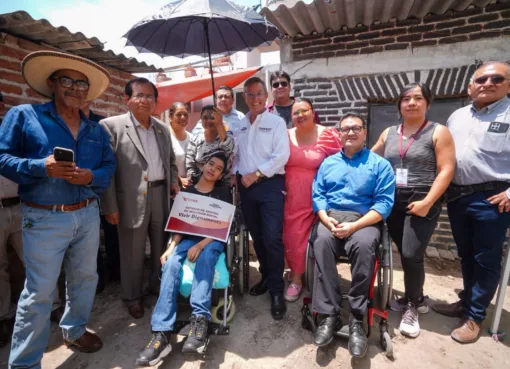 Entrega el presidente municipal Juan Miguel Ramírez  cuarto de baño inclusivo en la comunidad de Camargo