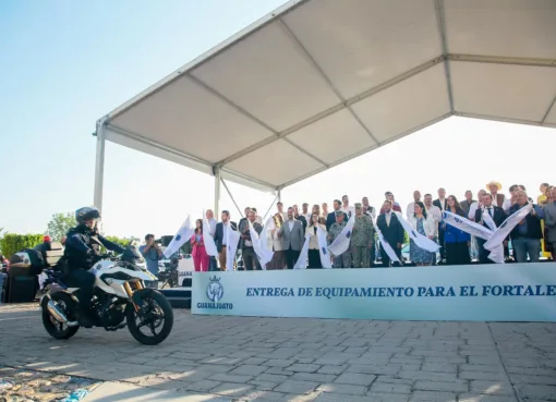 Entrega Gobernadora equipamiento por más de 143 mdp para fortalecer a las corporaciones de policía de los 46 municipios