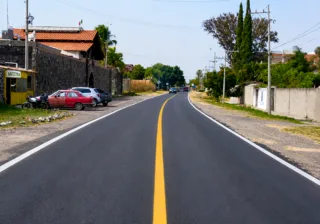 Invierte SOP 12.8 MDP para dar mantenimiento a la carretera acceso a Juan Martín, en Celaya