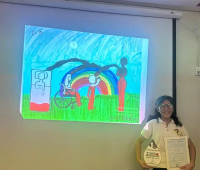SSG reconoce al personal del Hospital General de Valle de Santiago por lograr el primer lugar estatal, en el Segundo Concurso Nacional de Dibujo Infantil.
