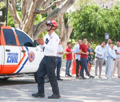 A las 11 de la mañana se activó simulacro de emergencia