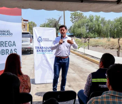 En Manuel Doblado se da continuidad a las obras a través de proyectos pensados en el desarrollo de la Ciudad
